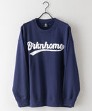 11月新作【brknhome/ブロークンホーム】ベースボール ロゴ スウェット シャツ トレーナー