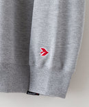 【SAVIER/サビアー】WALKING DONUTSコラボ / バックプリント ビッグシルエット スウェットトレーナー ワンポイント刺繍 ブランドロゴ