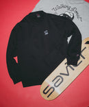 【SAVIER/サビアー】WALKING DONUTSコラボ / バックプリント ビッグシルエット スウェットトレーナー ワンポイント刺繍 ブランドロゴ