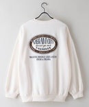 【UNDER WRAPS/アンダーラップス】裏起毛前後刺繍スウェットトレーナー zo