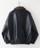 【SAVIER/サビアー】ボア衿G1PUレザーブルゾン