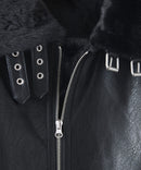 【BRKNHOME/ブロークンホーム】PUレザーB-3フライトジャケット