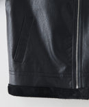 【BRKNHOME/ブロークンホーム】PUレザーB-3フライトジャケット