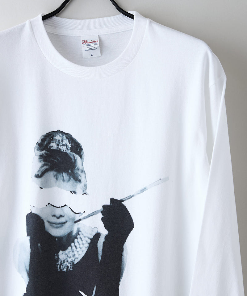 Audrey Hepburn +mosaic Long Tee