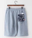 ペンギン プリント ミニ 裏毛 ショート パンツ さらさら BLUE STANDARD ブルースタンダード