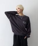 【UNDERWRAPS/アンダーラップス】配色ステッチ 裏毛スウェットトレーナー zo