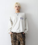 【UNDERWRAPS/アンダーラップス】配色ステッチ 裏毛スウェットトレーナー zo