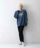 【UNDERWRAPS/アンダーラップス】インディゴ染め 裏毛スウェットトレーナー zo