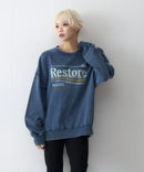 【UNDERWRAPS/アンダーラップス】インディゴ染め 裏毛スウェットトレーナー zo