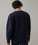 マシン ウォッシャブル アンチ ピリング 軽量 切り替え デザイン セーター イージーケア BLUE STANDARD ブルースタンダード