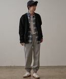 マシン ウォッシャブル アンチ ピリング  軽量 アラン柄 Vネック カーディガン イージーケア  BLUE STANDARD ブルースタンダード