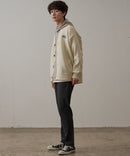 【UNIIT × RED CAP GIRL】 バック イラスト ジャガード ニット Vネック カーディガン