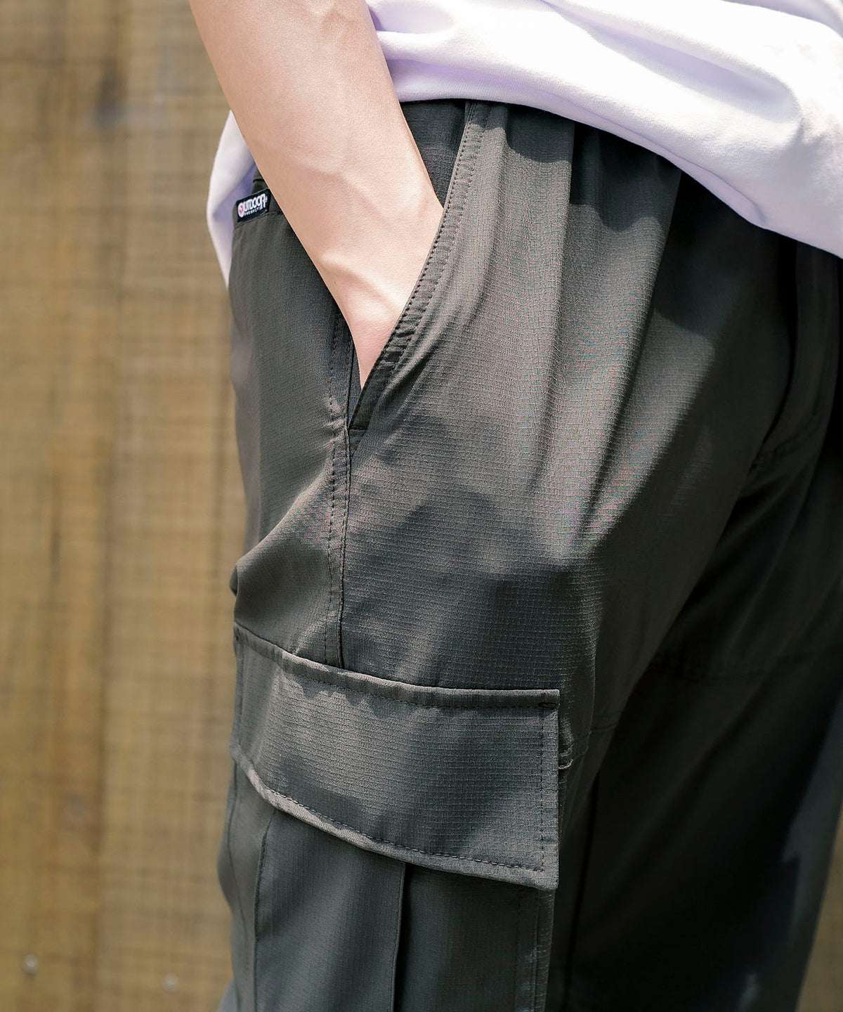 ストレッチリップストップ クロップドパンツ 7分丈 速乾 UVカット