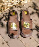 厚底サンダル【MLB/エムエルビー】