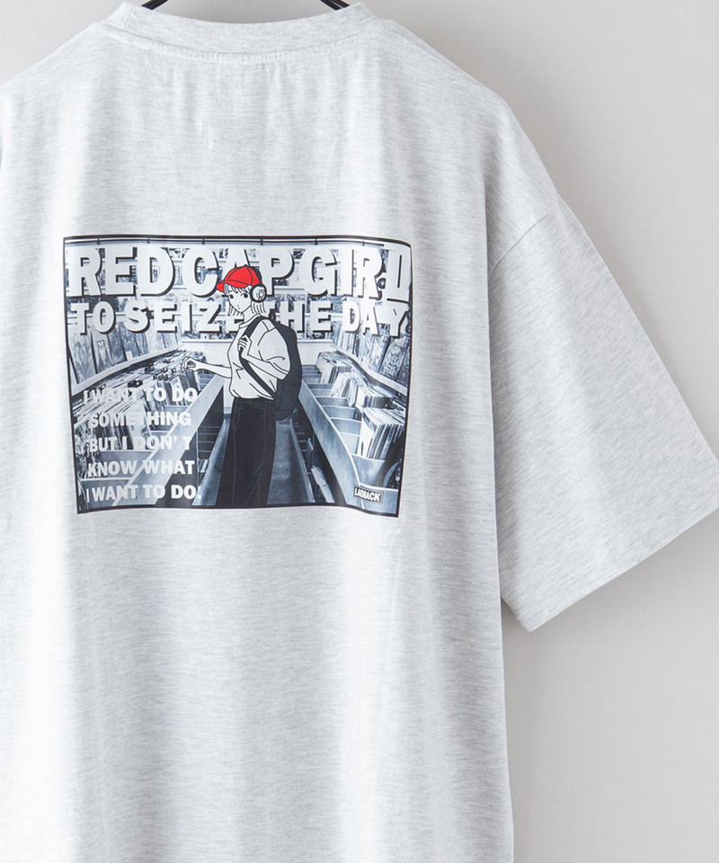 【UNIIT × RED CAP GIRL】 バック プリント ビッグ Tシャツ