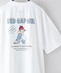 【UNIIT × RED CAP GIRL】 バック プリント ビッグ Tシャツ