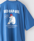 【UNIIT × RED CAP GIRL】 バック プリント ビッグ Tシャツ