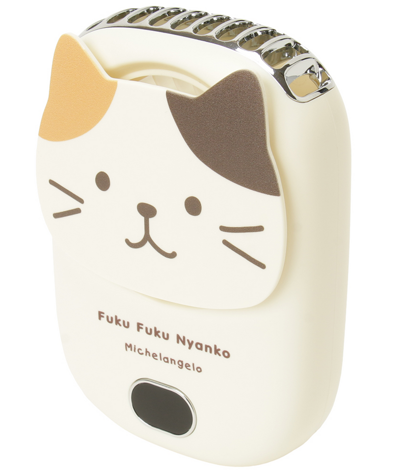 Fuku Fuku Nyanko３WAYハンズフリーファン ミケランジェロ ふくふく