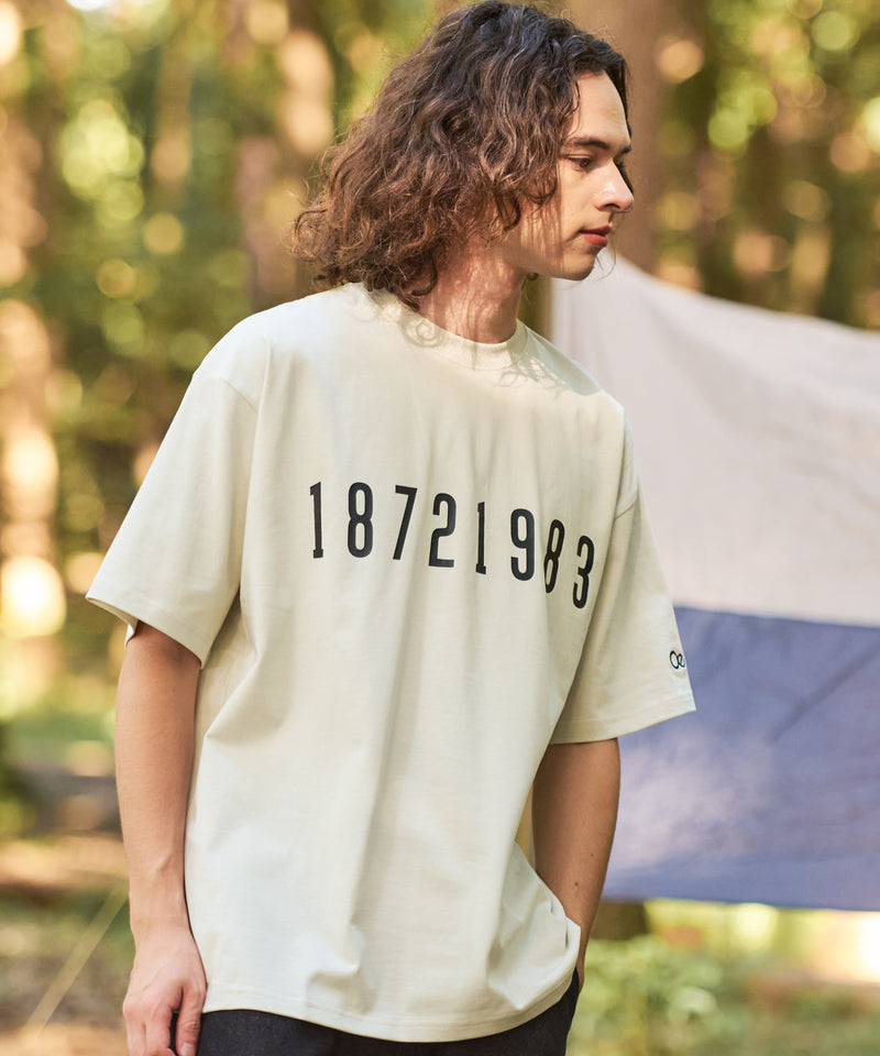 リラックス オリジン ナンバリング プリントTシャツ UVカットOUTDOOR EXCHANGE