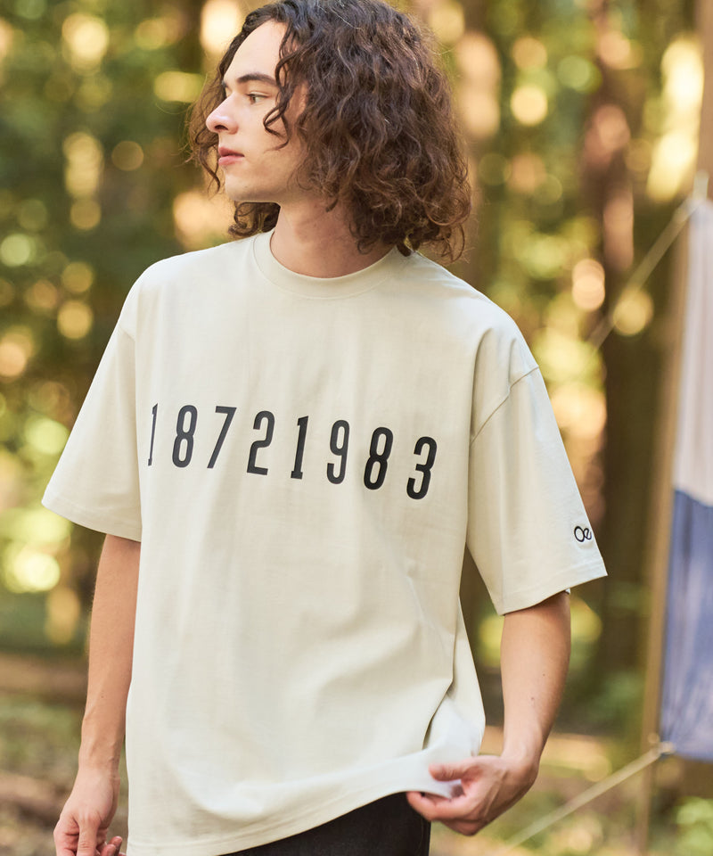 リラックス オリジン ナンバリング プリントTシャツ UVカットOUTDOOR EXCHANGE