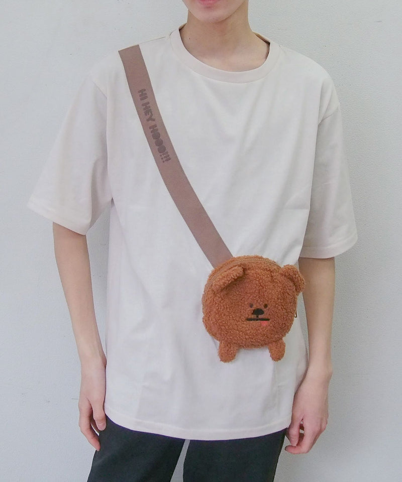 【Hi Hey Hoooo/ハイヘイホー】アニマルポシェットTシャツ アニマルシリーズ zo