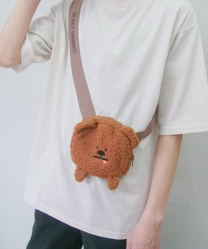 【Hi Hey Hoooo/ハイヘイホー】アニマルポシェットTシャツ アニマルシリーズ zo