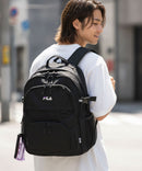 【FILA/フィラ】【大容量29L A4サイズ対応】クリアポーチ付きバックパック 通勤・通学 PCポケット 部活 韓国ファッション ストリート