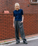 【U.S. POLO ASSN./ユーエスポロアッスン】【1枚で着れる 半袖カーディガン】ケーブル編み 半袖カーディガン ワンポイントロゴ刺繍 きれいめ オフィス 通勤 冷房対策 トラッド 韓国ファッション