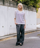 【U.S. POLO ASSN./ユーエスポロアッスン】【とろみ素材 蒸れにくくさらさら】透かし編みニットTシャツ 透け感 涼しい サマーニット 高見え 上品