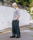 【U.S. POLO ASSN./ユーエスポロアッスン】【とろみ素材 蒸れにくくさらさら】透かし編みニットTシャツ 透け感 涼しい サマーニット 高見え 上品