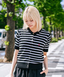 【U.S. POLO ASSN./ユーエスポロアッスン】【1枚で着れる 半袖カーディガン】ケーブル編み 半袖カーディガン ワンポイントロゴ刺繍 きれいめ オフィス 通勤 冷房対策 トラッド 韓国ファッション
