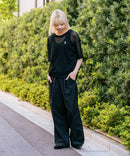 【U.S. POLO ASSN./ユーエスポロアッスン】【とろみ素材 蒸れにくくさらさら】透かし編みニットTシャツ 透け感 涼しい サマーニット 高見え 上品