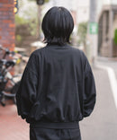 【BEVERLY HILLS POLO CLUB/ビバリーヒルズポロクラブ】ミニ裏毛 Vネックルーズシルエットカーディガン