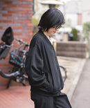 【BEVERLY HILLS POLO CLUB/ビバリーヒルズポロクラブ】ミニ裏毛 Vネックルーズシルエットカーディガン