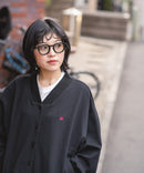 【BEVERLY HILLS POLO CLUB/ビバリーヒルズポロクラブ】ミニ裏毛 Vネックルーズシルエットカーディガン