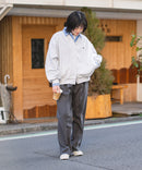 【BEVERLY HILLS POLO CLUB/ビバリーヒルズポロクラブ】ミニ裏毛 Vネックルーズシルエットカーディガン