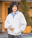 【BEVERLY HILLS POLO CLUB/ビバリーヒルズポロクラブ】ミニ裏毛 Vネックルーズシルエットカーディガン