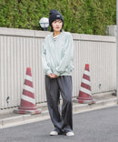 【BEVERLY HILLS POLO CLUB/ビバリーヒルズポロクラブ】ミニ裏毛 Vネックルーズシルエットカーディガン