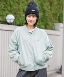 【BEVERLY HILLS POLO CLUB/ビバリーヒルズポロクラブ】ミニ裏毛 Vネックルーズシルエットカーディガン