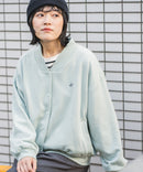 【BEVERLY HILLS POLO CLUB/ビバリーヒルズポロクラブ】ミニ裏毛 Vネックルーズシルエットカーディガン