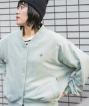 【BEVERLY HILLS POLO CLUB/ビバリーヒルズポロクラブ】ミニ裏毛 Vネックルーズシルエットカーディガン