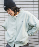 【BEVERLY HILLS POLO CLUB/ビバリーヒルズポロクラブ】ミニ裏毛 Vネックルーズシルエットカーディガン