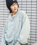 【BEVERLY HILLS POLO CLUB/ビバリーヒルズポロクラブ】ミニ裏毛 Vネックルーズシルエットカーディガン