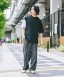 【BRKNHOME/ブロークンホーム】×【ZERO STAIN/ゼロステイン】コラボ 袖配色 クルーネック Ｔシャツzo