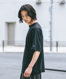 【BRKNHOME/ブロークンホーム】×【ZERO STAIN/ゼロステイン】コラボ 袖配色 クルーネック Ｔシャツzo