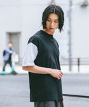 【BRKNHOME/ブロークンホーム】×【ZERO STAIN/ゼロステイン】コラボ 袖配色 クルーネック Ｔシャツzo