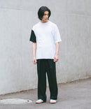 【BRKNHOME/ブロークンホーム】×【ZERO STAIN/ゼロステイン】コラボ 袖配色 クルーネック Ｔシャツzo