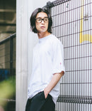 【SAVIER/サビアー】×【ZERO STAIN/ゼロステイン】コラボ 袖リブ クルーネック Tシャツzo