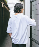 【SAVIER/サビアー】×【ZERO STAIN/ゼロステイン】コラボ 袖リブ クルーネック Tシャツzo