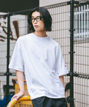 【SAVIER/サビアー】×【ZERO STAIN/ゼロステイン】コラボ 袖リブ クルーネック Tシャツzo